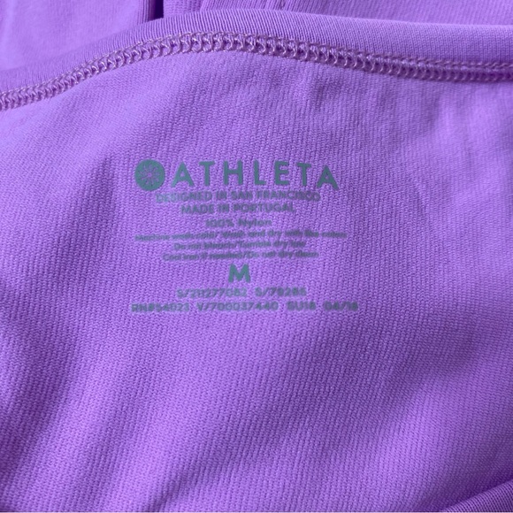 Athleta Foothilll Tank Top Plumeria Purple Medium Athletic Top - Picture 9 of 11
